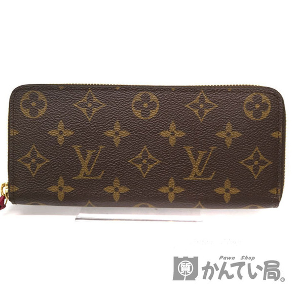 Louis Vuitton Clemence Portefeuille Fuchsia Wallet Brown Pink - Picture 1 of 6